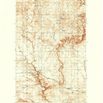 United States Geological Survey Cut Bank, MT (1909, 125000-Scale) digital map