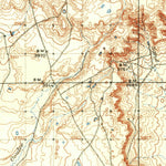 United States Geological Survey Cut Bank, MT (1909, 125000-Scale) digital map