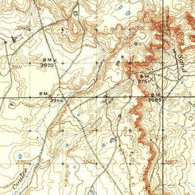 United States Geological Survey Cut Bank, MT (1909, 125000-Scale) digital map
