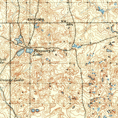 United States Geological Survey Cut Bank, MT (1909, 125000-Scale) digital map