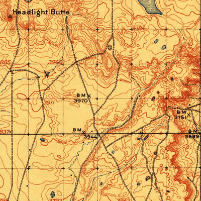 United States Geological Survey Cut Bank, MT (1912, 125000-Scale) digital map