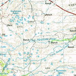 United States Geological Survey Cut Bank, MT (1960, 250000-Scale) digital map