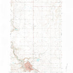 United States Geological Survey Cut Bank, MT (1966, 24000-Scale) digital map