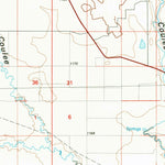 United States Geological Survey Cut Bank, MT (1984, 100000-Scale) digital map