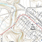 United States Geological Survey Cut Bank, MT (2020, 24000-Scale) digital map