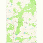 United States Geological Survey Cut Bank Pass, MT (1968, 24000-Scale) digital map