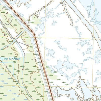 United States Geological Survey Cut Off, LA (2020, 24000-Scale) digital map