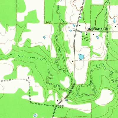 United States Geological Survey Cuthand, TX (1964, 24000-Scale) digital map