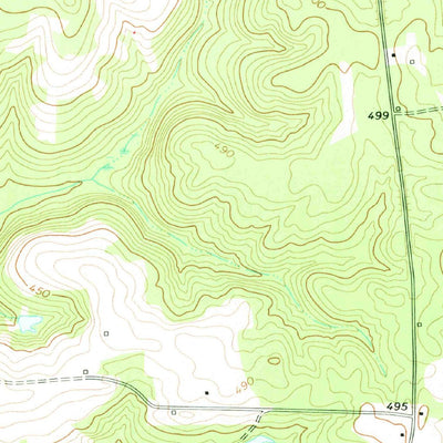United States Geological Survey Cuthbert, GA (1972, 24000-Scale) digital map