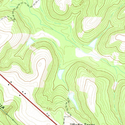 United States Geological Survey Cuthbert, GA (1972, 24000-Scale) digital map