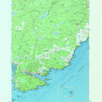 United States Geological Survey Cutler, ME (1949, 24000-Scale) digital map