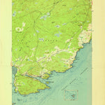 United States Geological Survey Cutler, ME (1951, 24000-Scale) digital map