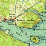 United States Geological Survey Cutler, ME (1951, 24000-Scale) digital map