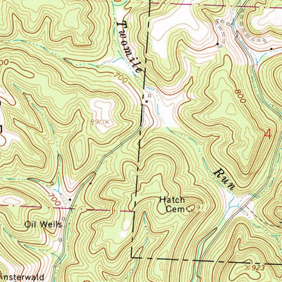 United States Geological Survey Cutler, OH (1961, 24000-Scale) digital map
