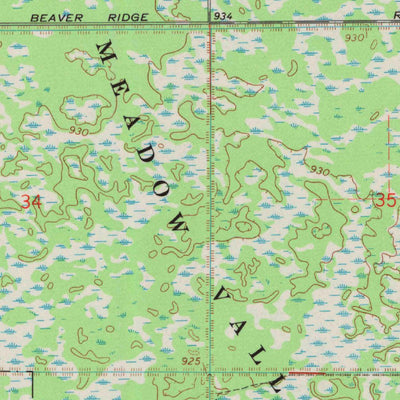 United States Geological Survey Cutler, WI (1969, 24000-Scale) digital map