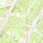 United States Geological Survey Cutoff Gulch, CO (1971, 24000-Scale) digital map