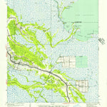 United States Geological Survey Cutoff, LA (1939, 62500-Scale) digital map