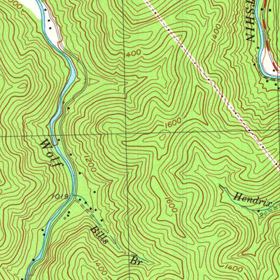 United States Geological Survey Cutshin, KY (1980, 24000-Scale) digital map