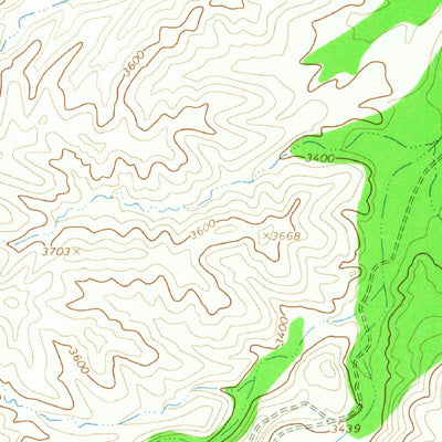 United States Geological Survey Cutter, AZ (1966, 24000-Scale) digital map