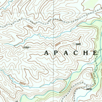 United States Geological Survey Cutter, AZ (2004, 24000-Scale) digital map