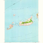 United States Geological Survey Cuttyhunk, MA (1951, 24000-Scale) digital map