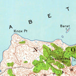 United States Geological Survey Cuttyhunk, MA (1951, 24000-Scale) digital map