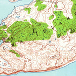 United States Geological Survey Cuttyhunk, MA (1951, 24000-Scale) digital map