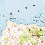 United States Geological Survey Cuttyhunk, MA (1972, 24000-Scale) digital map