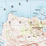 United States Geological Survey Cuttyhunk, MA (1972, 25000-Scale) digital map