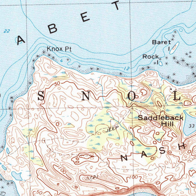 United States Geological Survey Cuttyhunk, MA (1972, 25000-Scale) digital map