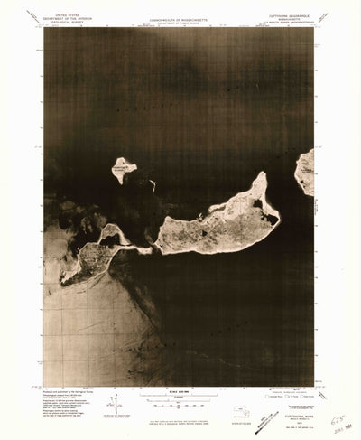 United States Geological Survey Cuttyhunk, MA (1977, 25000-Scale) digital map