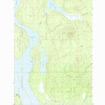 United States Geological Survey Cuxabexis Lake, ME (1988, 24000-Scale) digital map