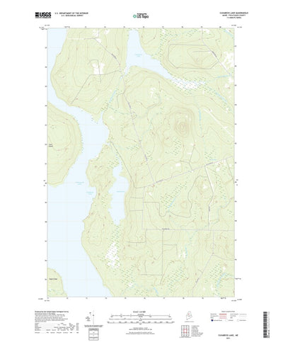 United States Geological Survey Cuxabexis Lake, ME (2021, 24000-Scale) digital map