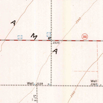 United States Geological Survey Cuyama, CA (1964, 24000-Scale) digital map
