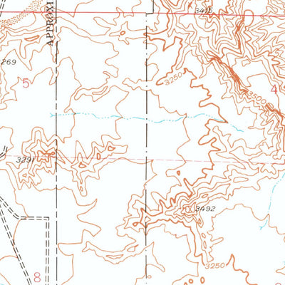 United States Geological Survey Cuyama Peak, CA (1943, 24000-Scale) digital map