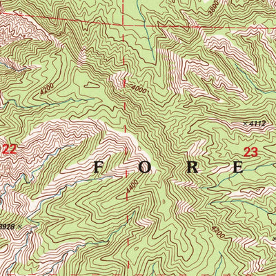 United States Geological Survey Cuyama Peak, CA (1995, 24000-Scale) digital map