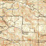 United States Geological Survey Cuyamaca, CA (1903, 125000-Scale) digital map