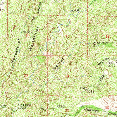 United States Geological Survey Cuyamaca Peak, CA (1960, 62500-Scale) digital map