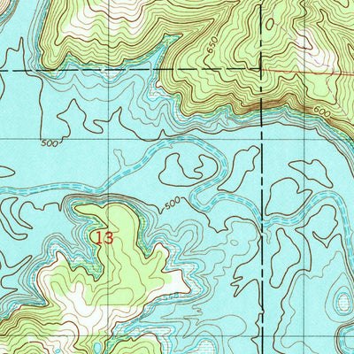 United States Geological Survey Cuzco, IN (1980, 24000-Scale) digital map