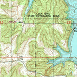 United States Geological Survey Cuzco, IN (1980, 24000-Scale) digital map