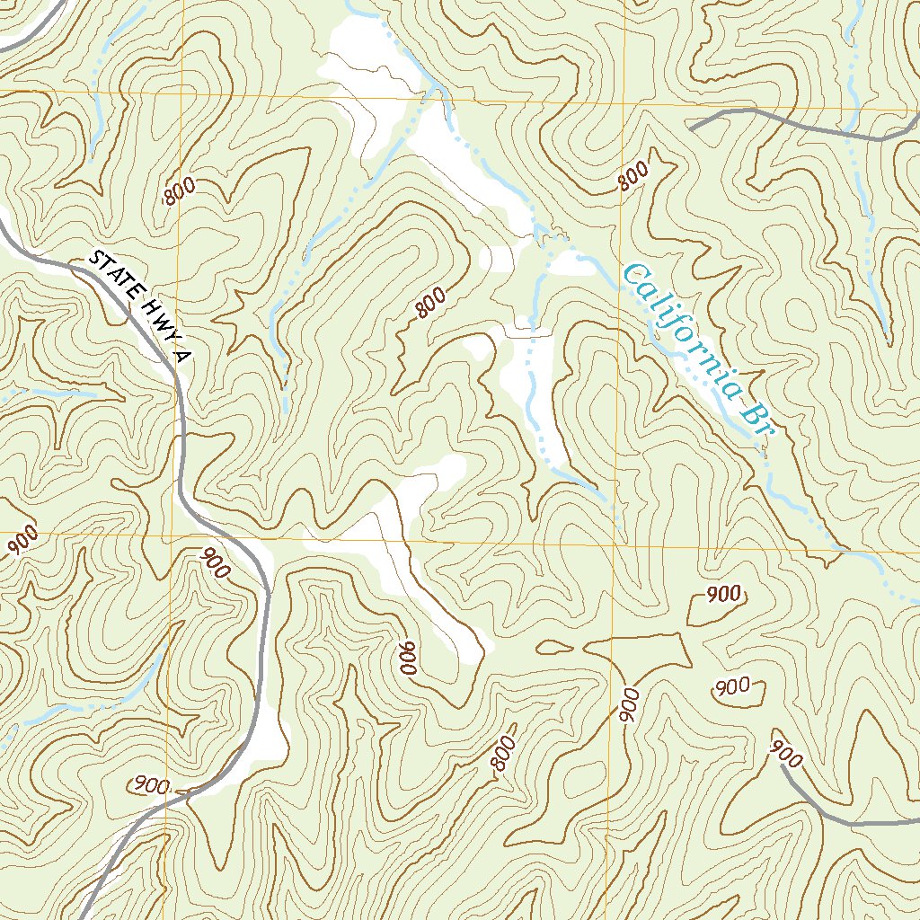 Cyclone Hollow, MO (2021, 24000-Scale) Map by United States Geological ...