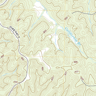 United States Geological Survey Cyclone Hollow, MO (2021, 24000-Scale) digital map