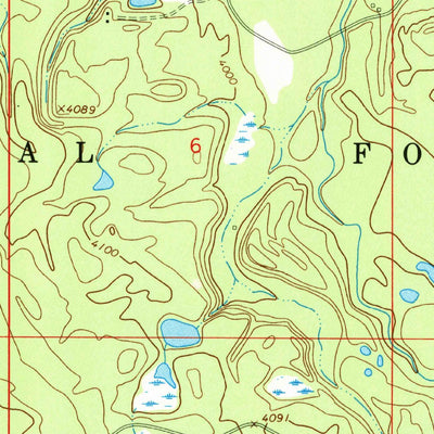 United States Geological Survey Cygnet Lake, MT (1965, 24000-Scale) digital map