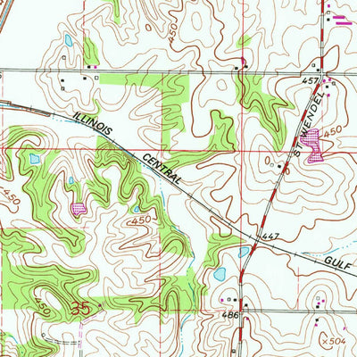 United States Geological Survey Cynthiana, IN (1961, 24000-Scale) digital map
