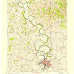 United States Geological Survey Cynthiana, KY (1953, 24000-Scale) digital map