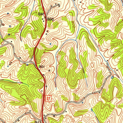 United States Geological Survey Cynthiana, KY (1953, 24000-Scale) digital map