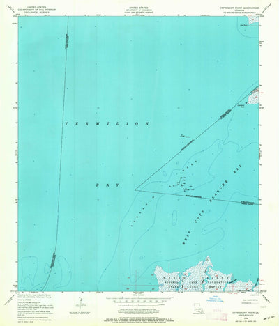 United States Geological Survey Cypremort Point, LA (1948, 24000-Scale) digital map
