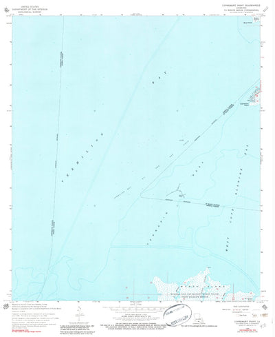 United States Geological Survey Cypremort Point, LA (1968, 24000-Scale) digital map