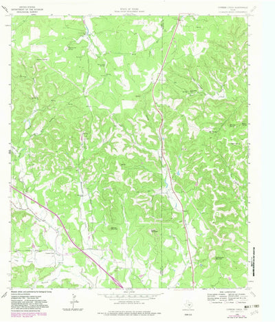 United States Geological Survey Cypress Creek, TX (1964, 24000-Scale) digital map