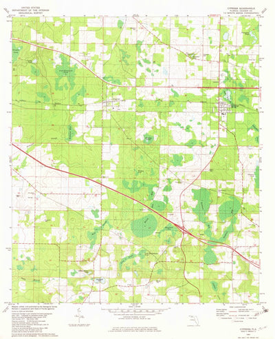 United States Geological Survey Cypress, FL (1982, 24000-Scale) digital map